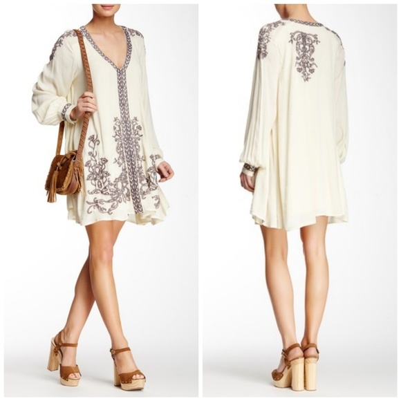 Free People Mini Hearts in Heaven Mini Dress - Picture 3 of 7